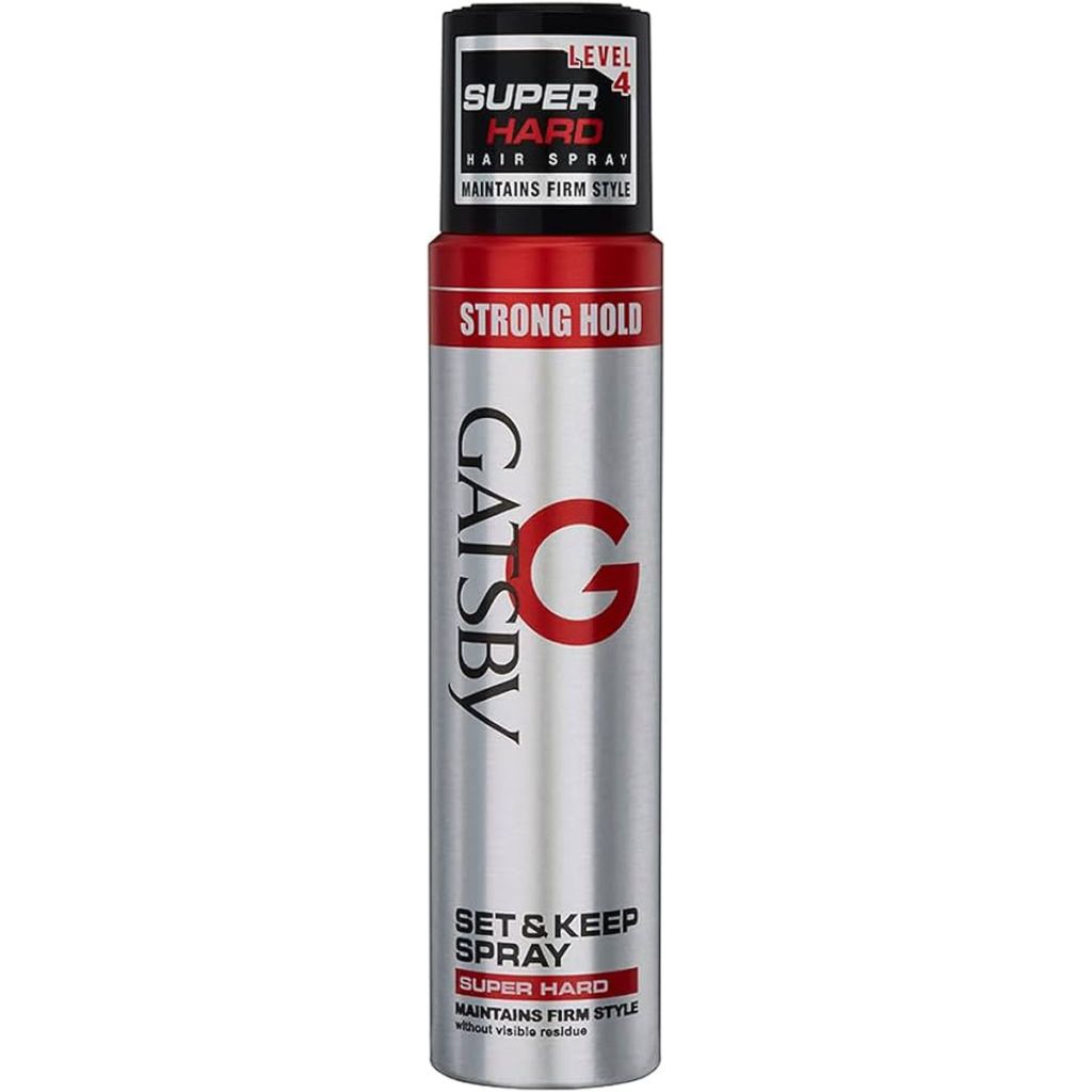 Gatsby set & keep spray super hard strong hold level 4 250ml