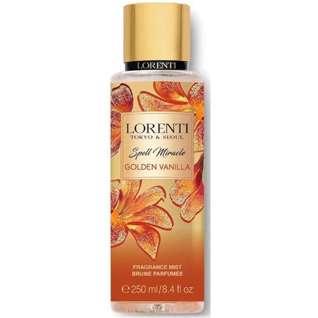 Lorenti tokyo & seoul spell miracle golden vanilla fragrance mist 250ml