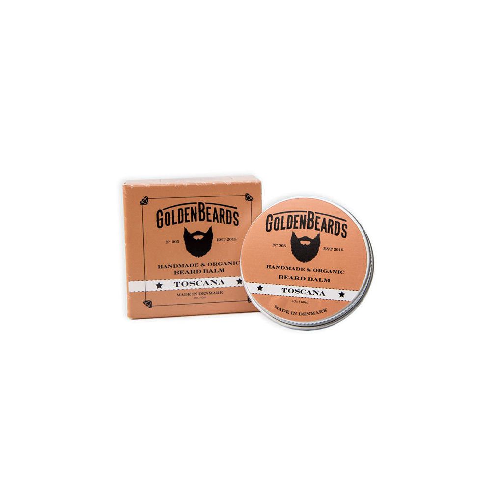 Golden beards handmade & organic beard balm toscana 30ml