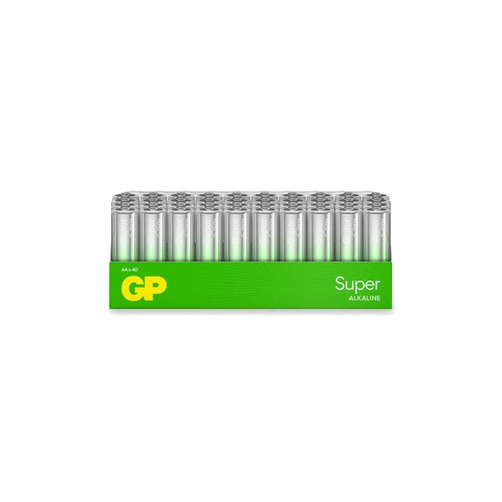 GP batteri G-tech super alkaline AA LR6 1.5V 40stk