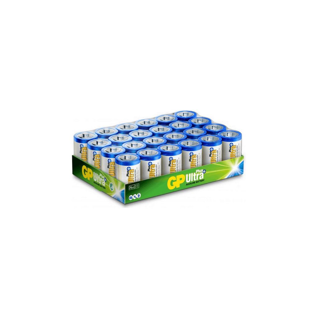 GP ultra plus alkaline battery LR20 1.5V 24 stk.