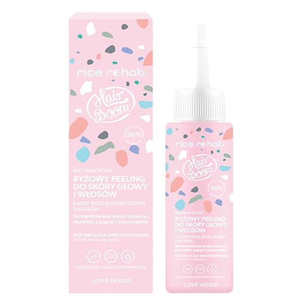 Hair boom rice rehab enzyme scalp and hair peeling 100ml (dato)