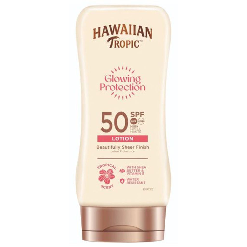 Hawaiian tropic glowing protection SPF50 high lotion 180ml