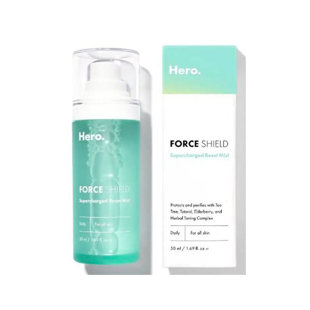 Hero force shield supercharged reset mist for all skin 50ml