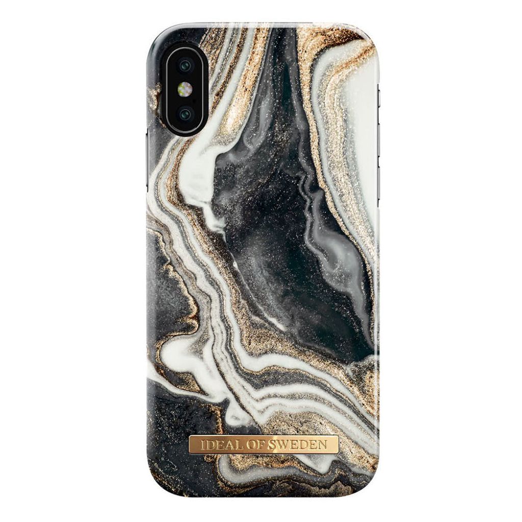 ideal of sweden mobilcover golden ash marble for iphone X/XS