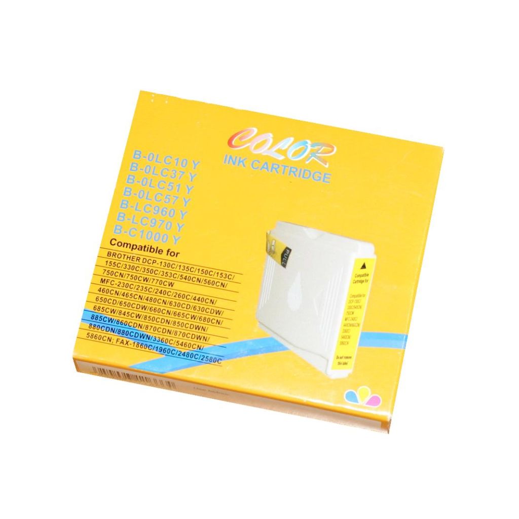 Compatible Brother LC-1000 gul