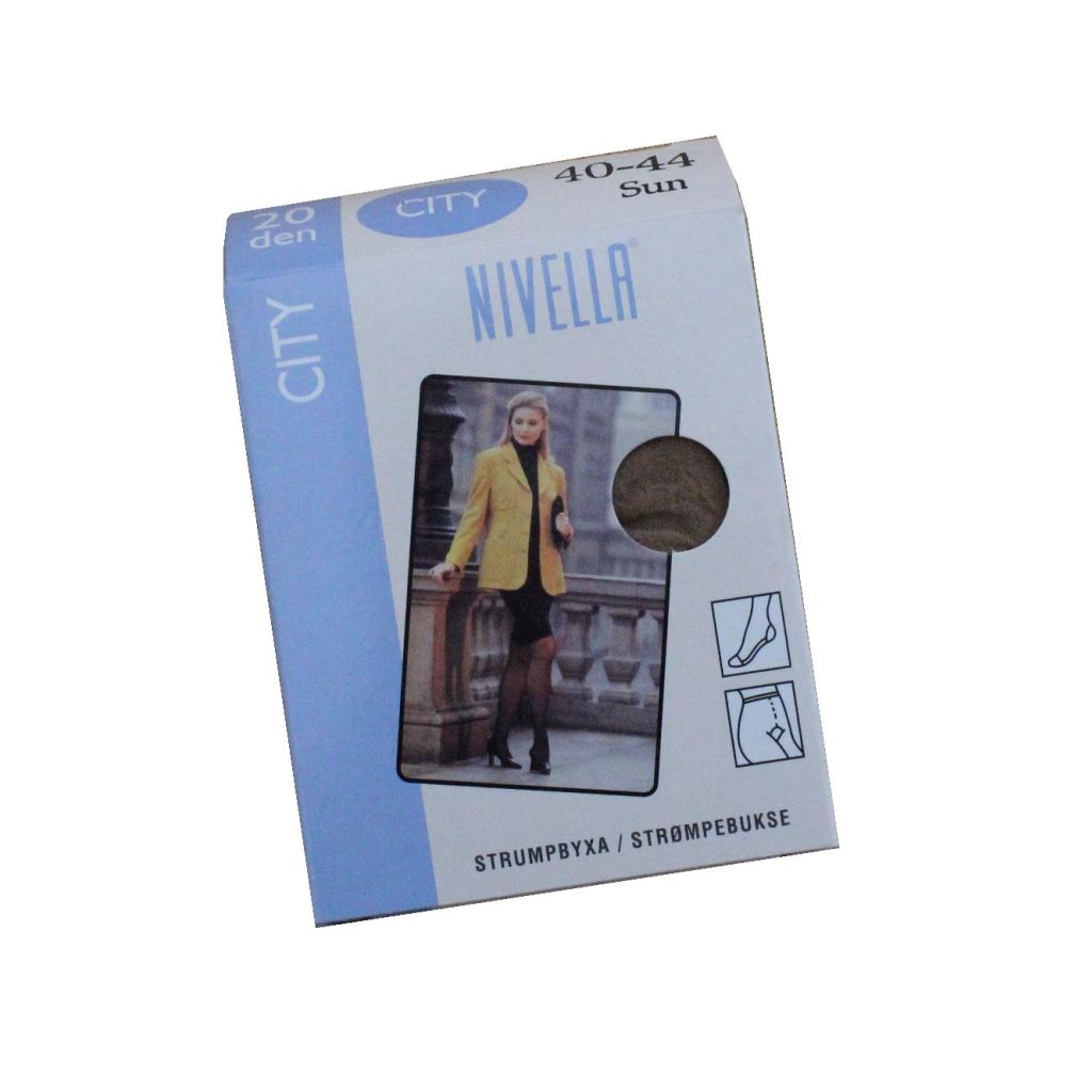 Nivella strømpebukser city i Sun Str. 40-44