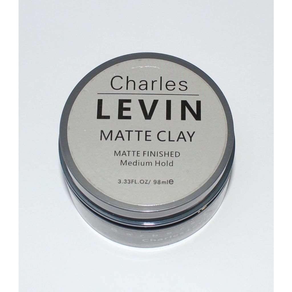 Charles levin barbers clay matte clay matte finished medium hold 98ml