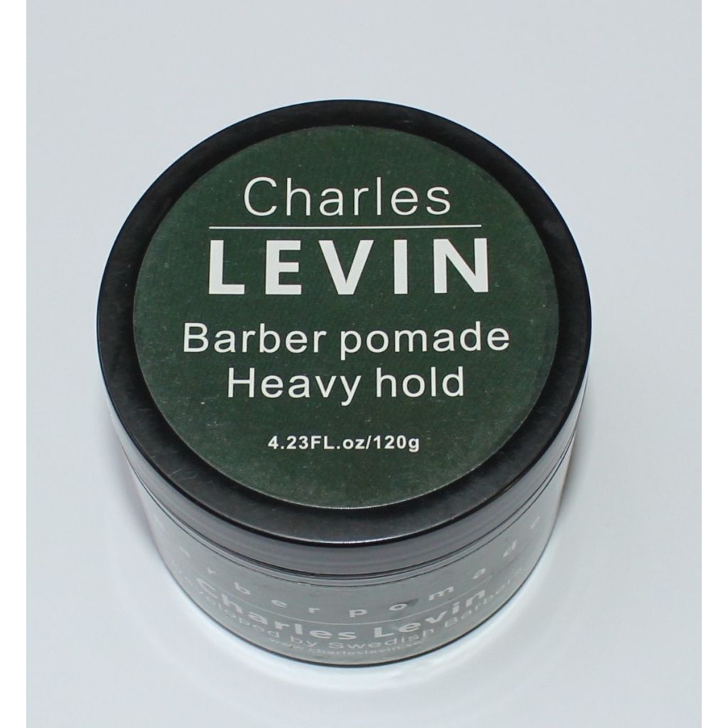 Charles levin barber pomade heavy hold grøn 120g