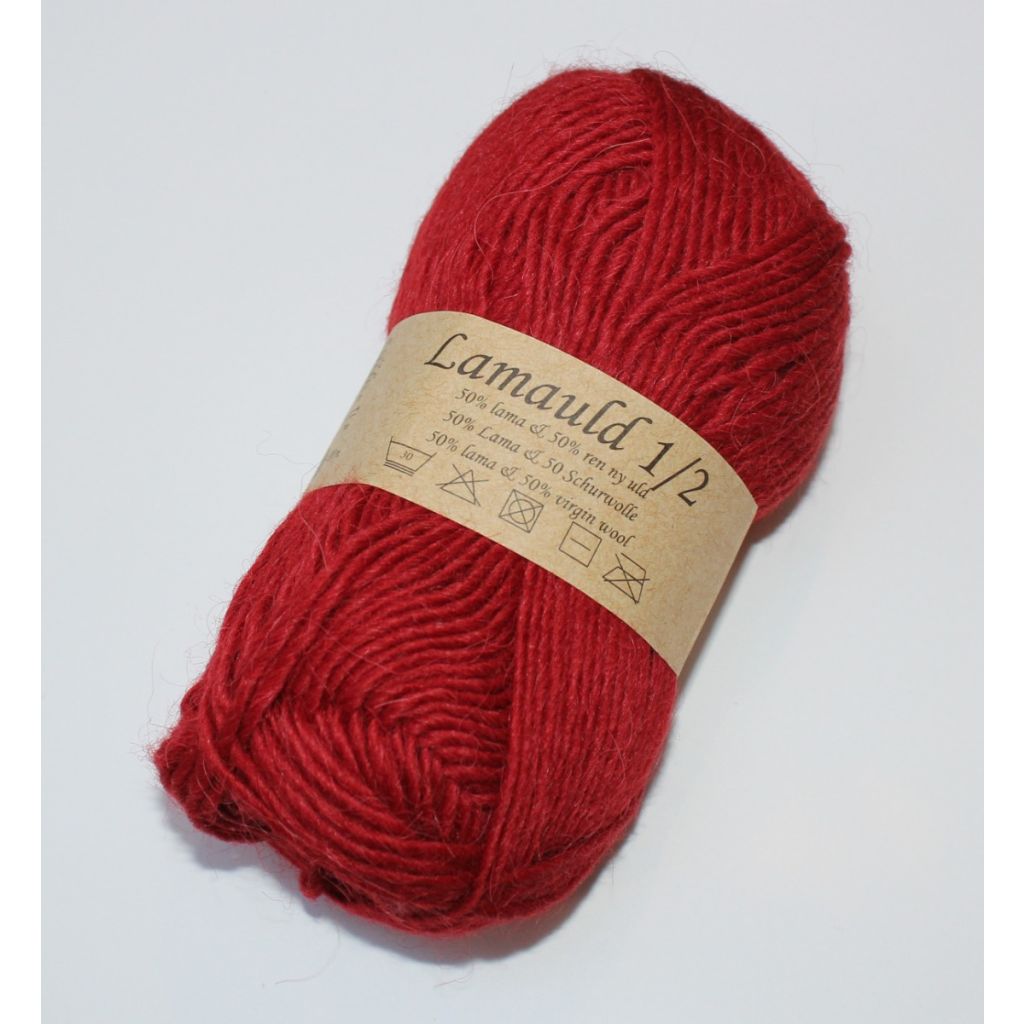 CaMaRose Lamauld 1/2 - Rød farve 6061 - 50g