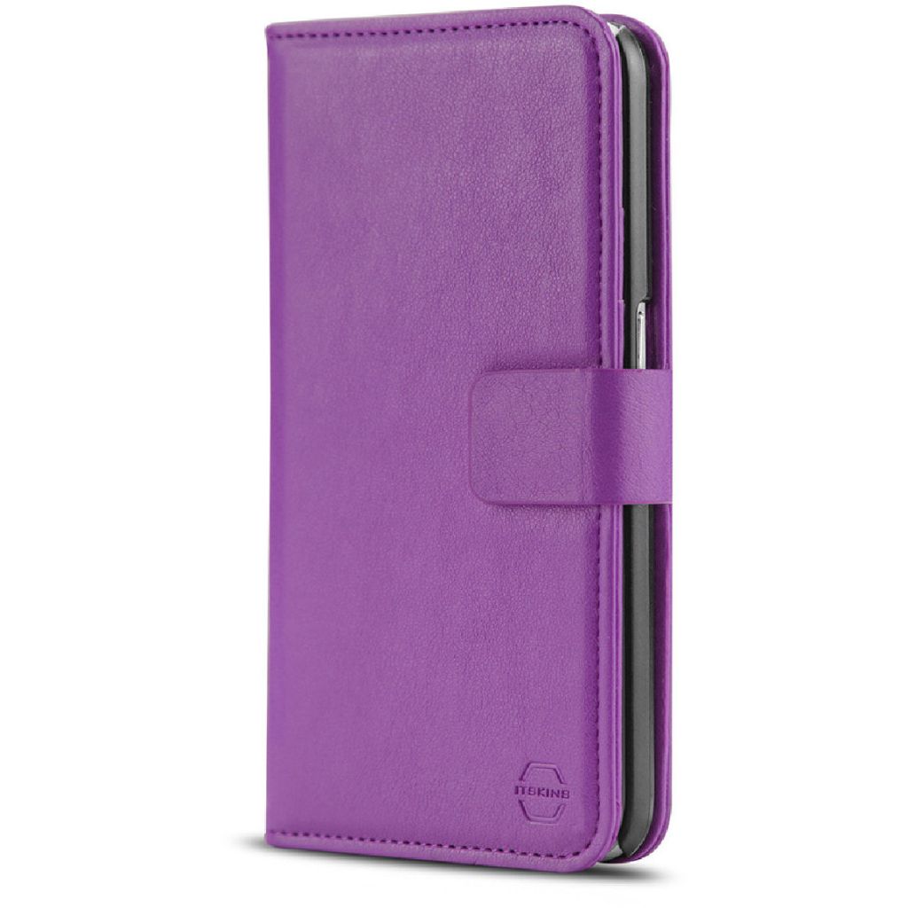 Itskins wallet book case multi-pocket wallet iphone SE/5S/5 lilla