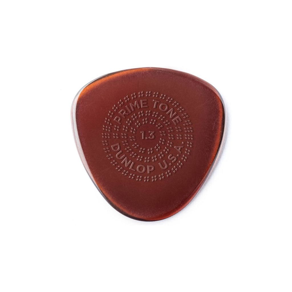 Jim dunlop primetone sculpted plectra hand burnished by JR standard 1.3 grip 3 stk.