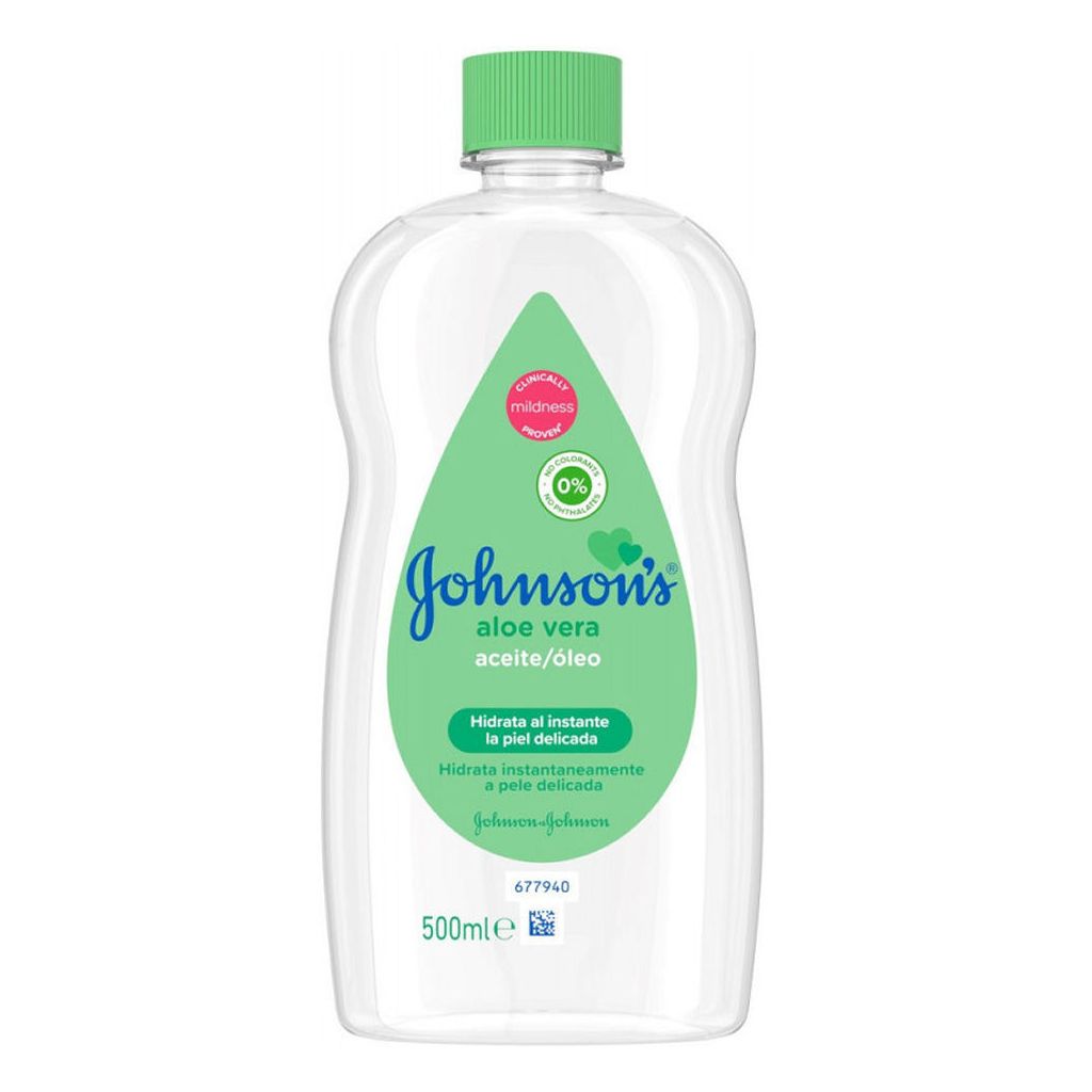 Johnson's aloe vera hidrata instantaneamente la piel delicada 500ml
