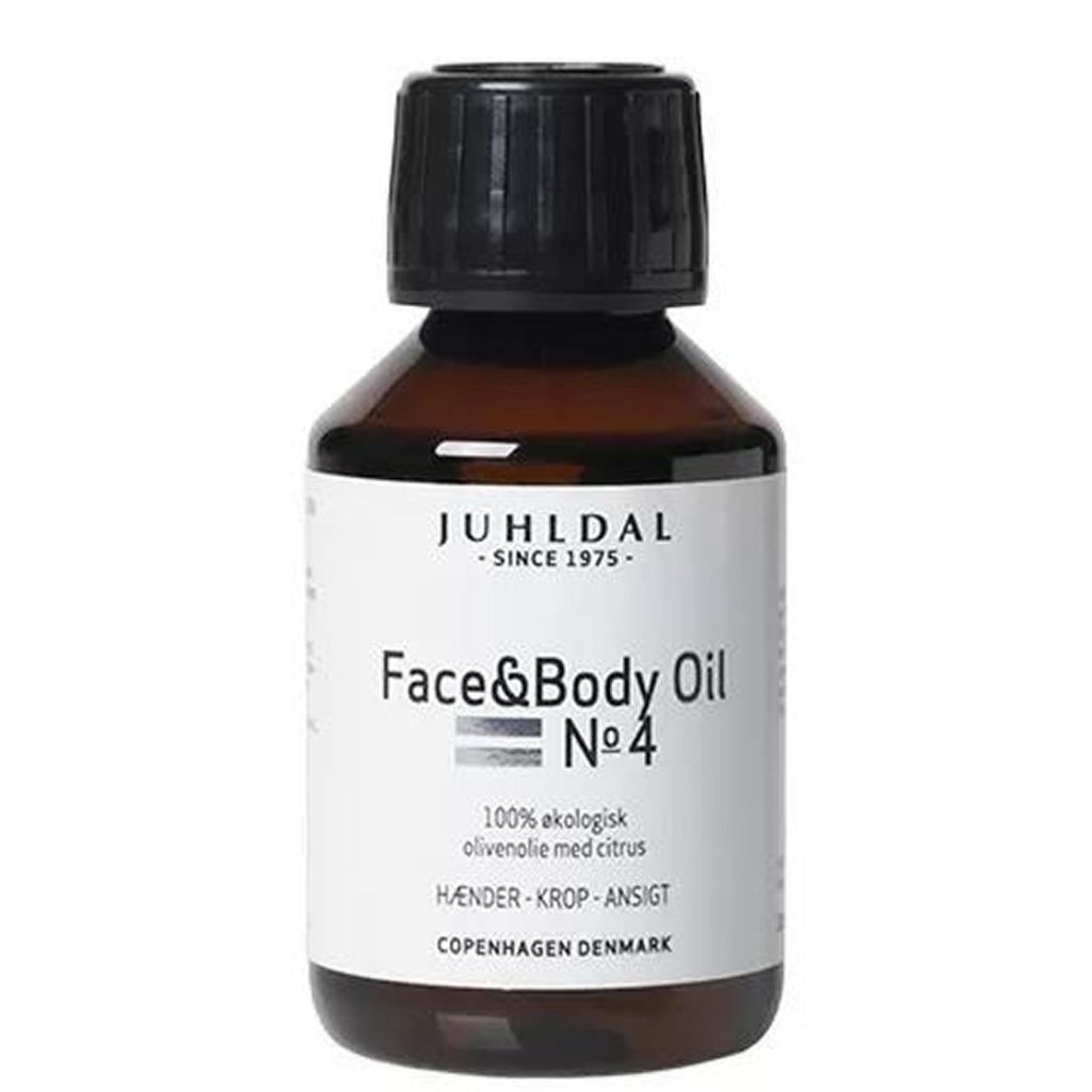 Juhldal face & body oil no. 4 100% økologisk olivenolie med citrus 100ml