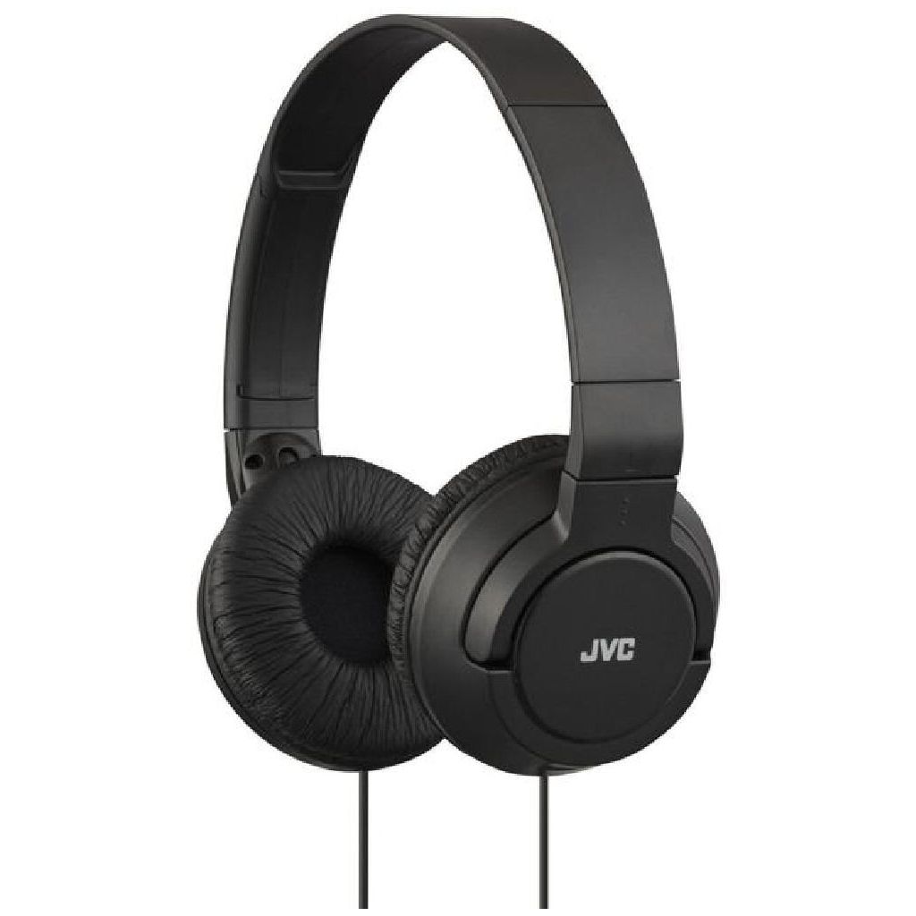 JVC stereo headphones powerful bass HA-S180-B Sorte