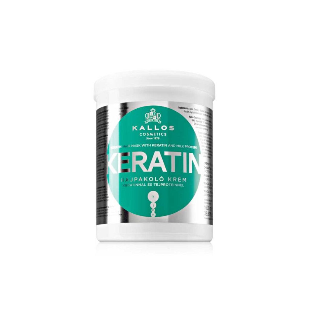 Kallos cosmetics keratin hair mask with keratin and milk protein 1000ml
