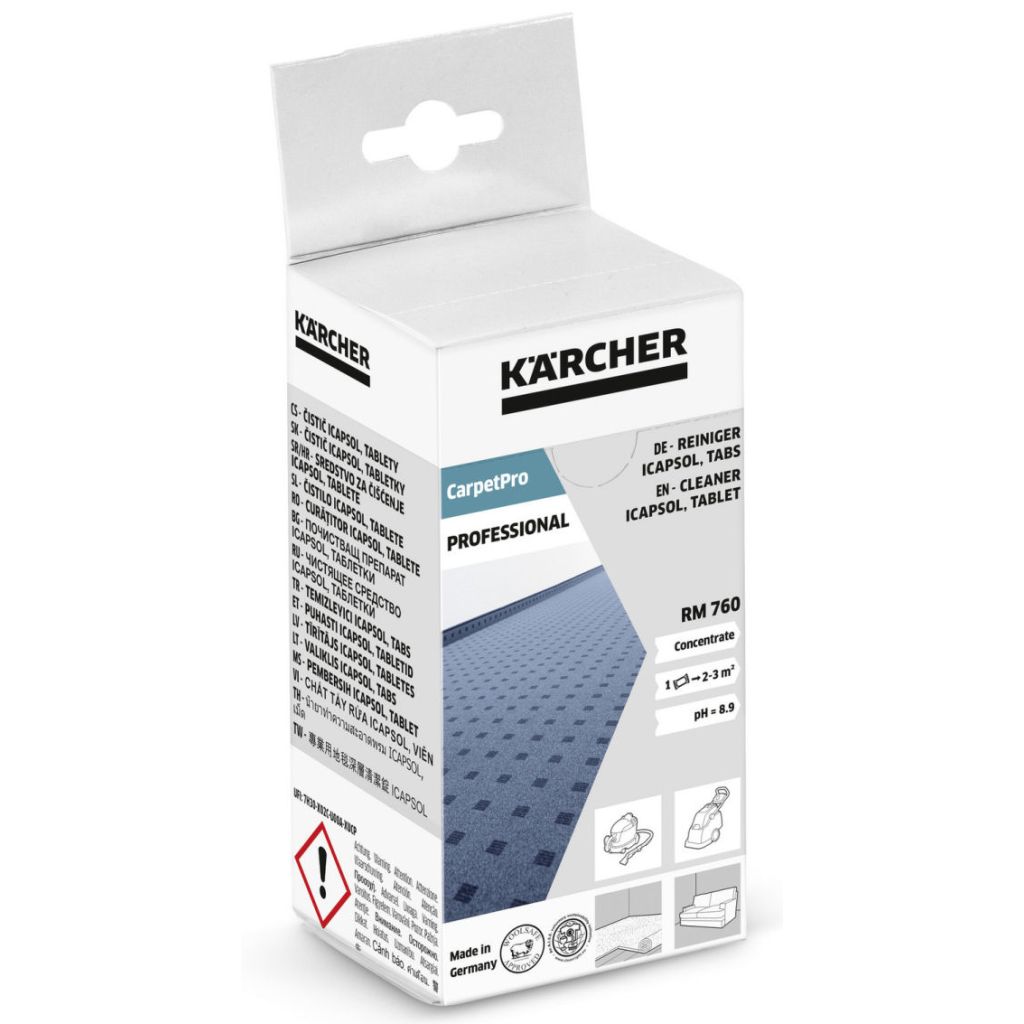 Karcher carpetpro professional cleaner icapsol tablet RM760 16x16g