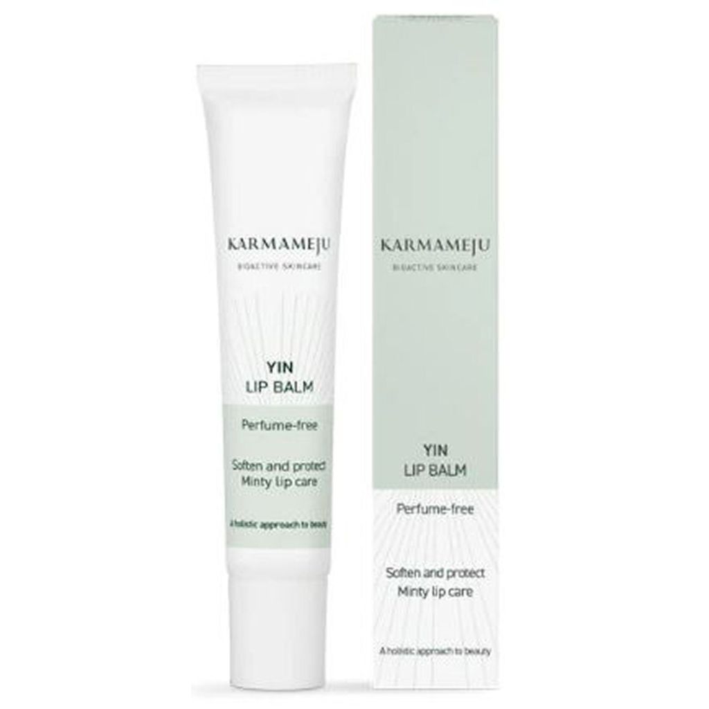 Karmameju bioactive skincare yin lip balm perfume-free soften and protect minty lip care 15ml (dato)