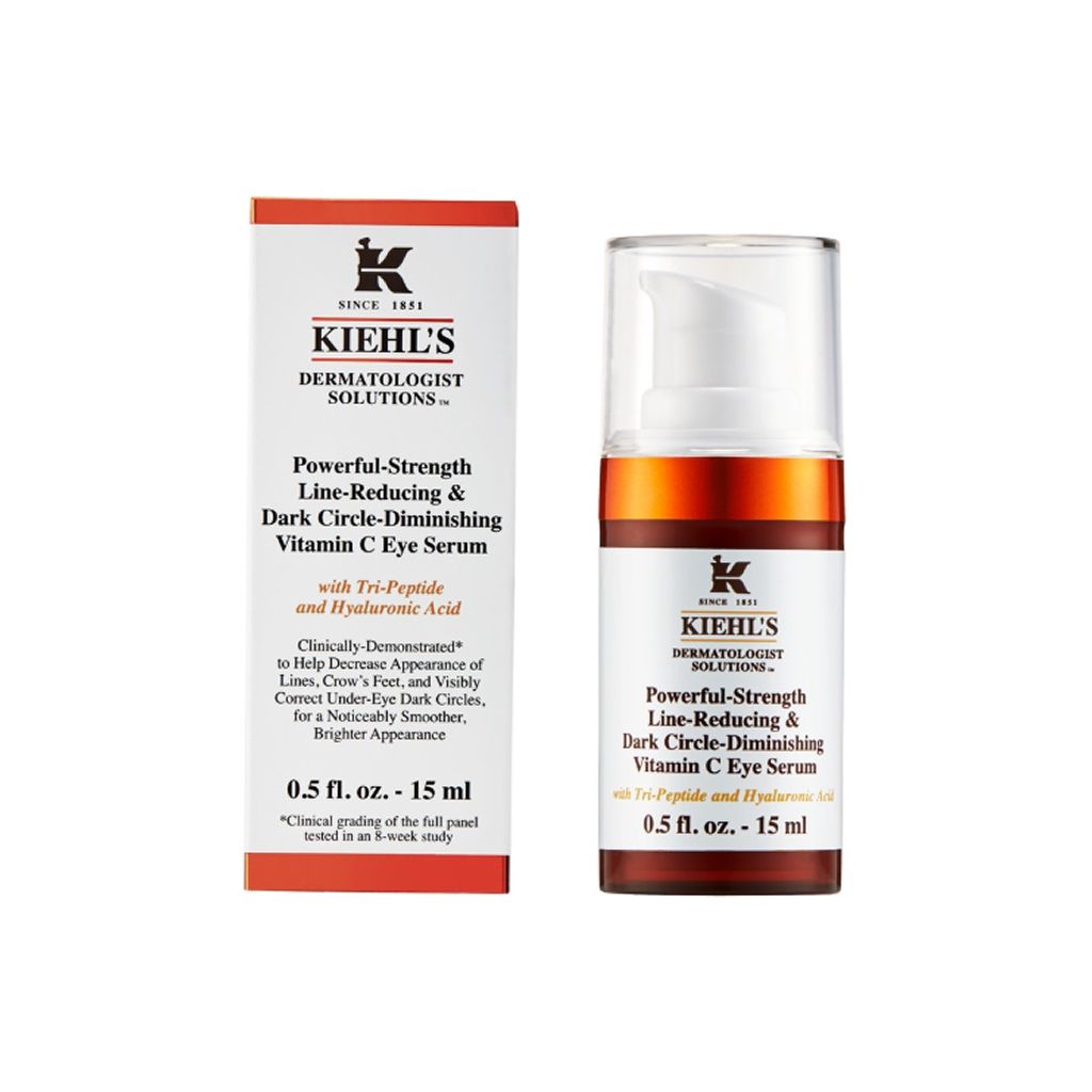 Kiehl's powerful-strength line-reducing & dark circle-diminishing vitamin C eye serum 15ml