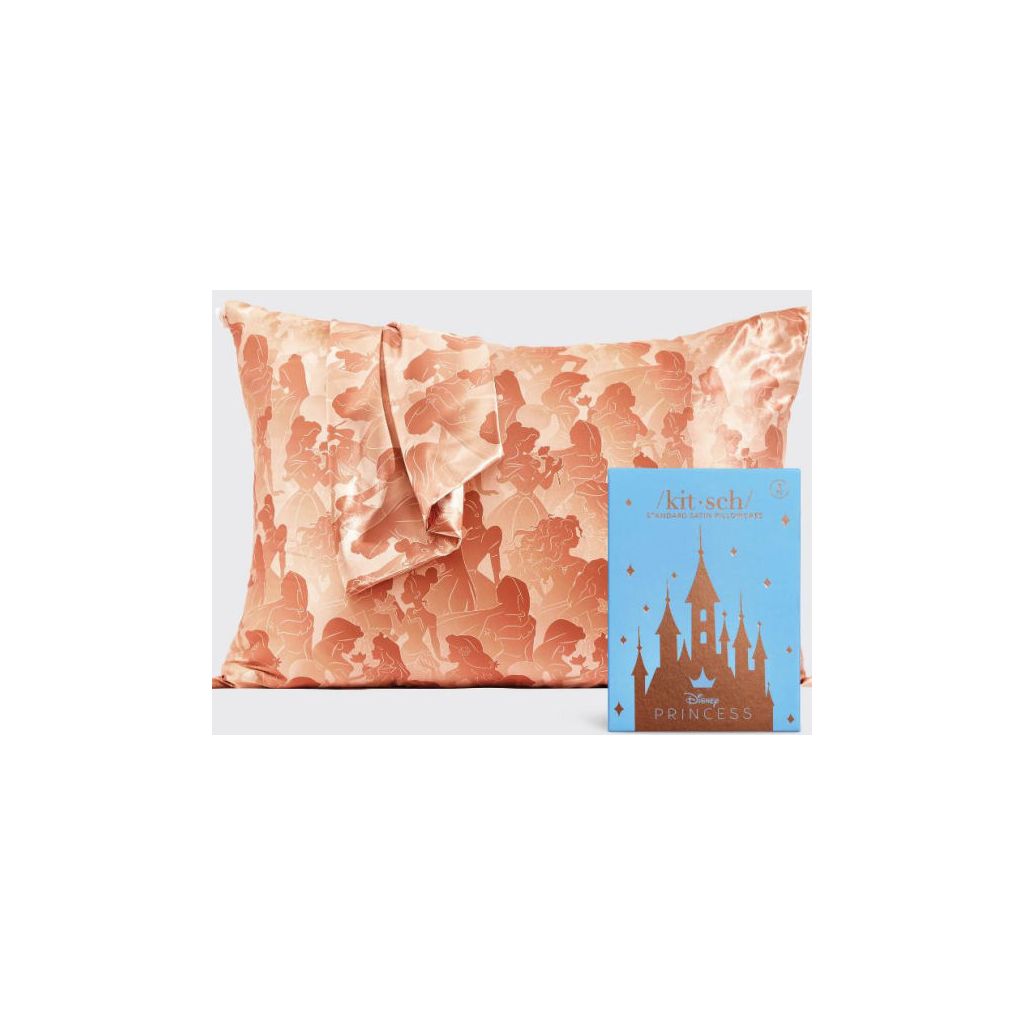Kitsch standard satin pillowcase disney princess party 26x19cm