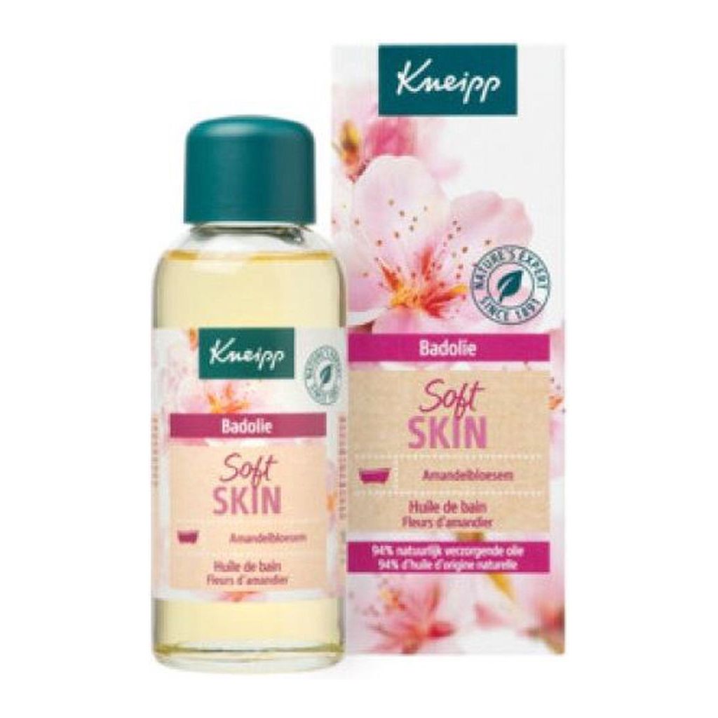 Kneipp badolie soft skin amandelbloesem 100ml (æske upæn)