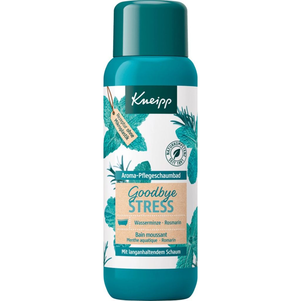 Kneipp aroma-pflegeschaumbad goodbye stress wasserminze & rosmarin 400ml