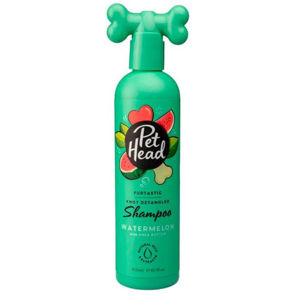 Pet head furtastic knot detangler shampoo watermelon with shea butter til hunde 300ml