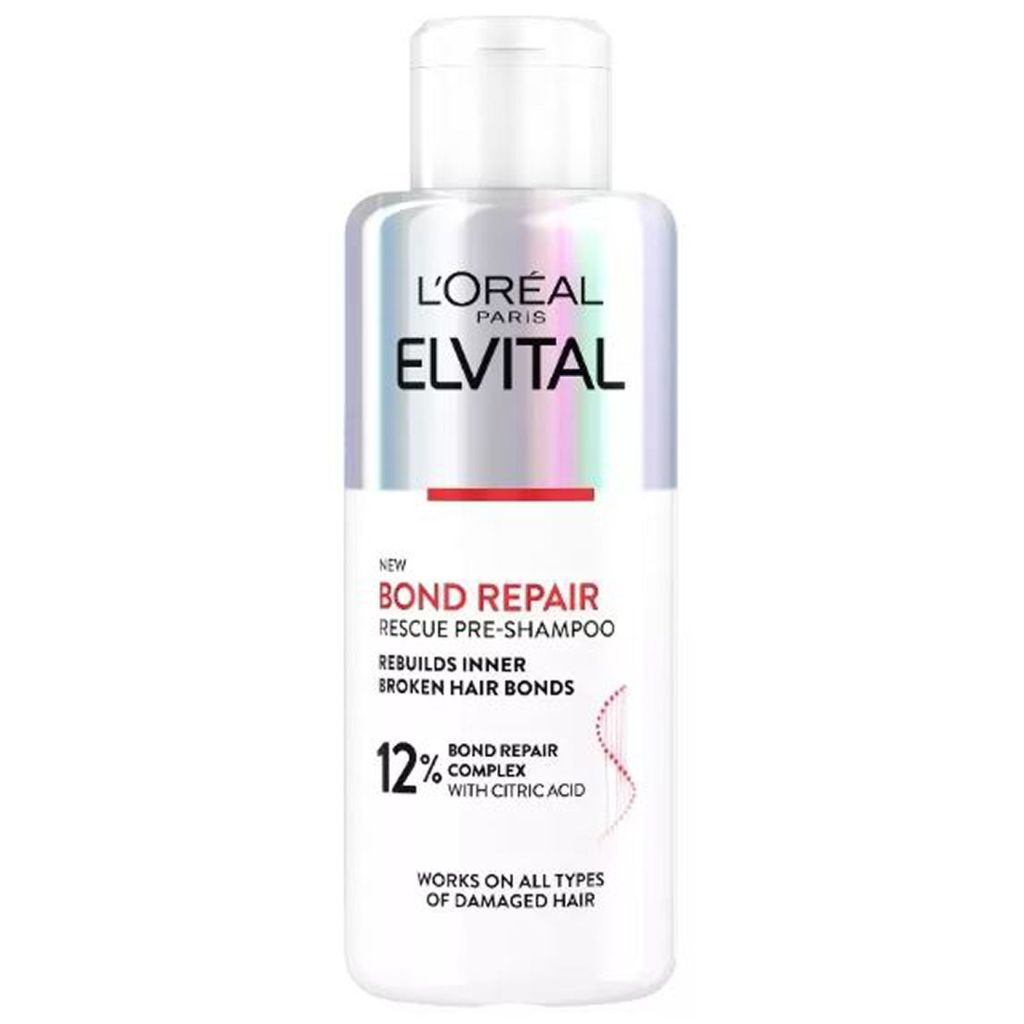 L'oréal paris elvital rescue-pre-shampoo 12% bond repair complex with citric acid 200ml