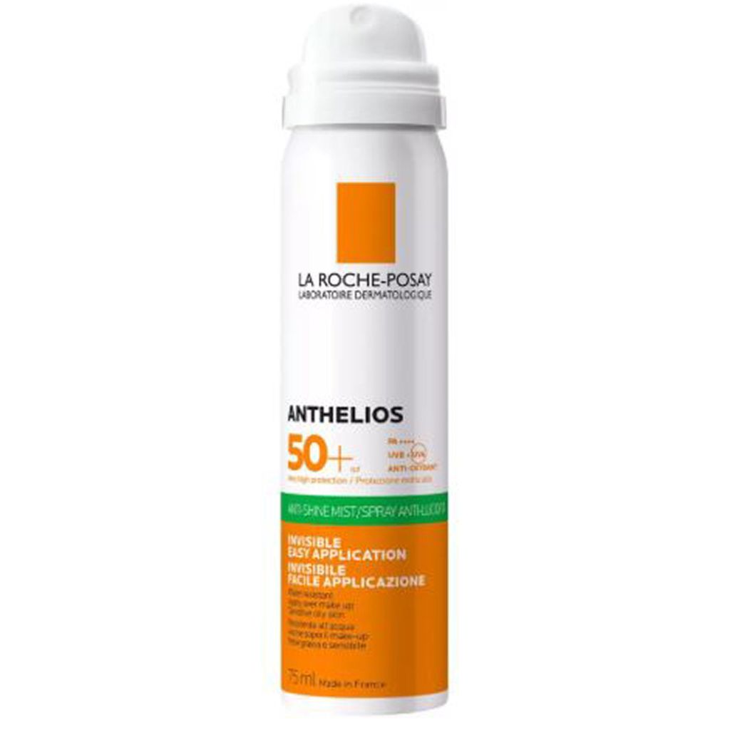 La roche-posay anthelios anti-shine mist invisible easy application SPF50+ very high protection 75ml