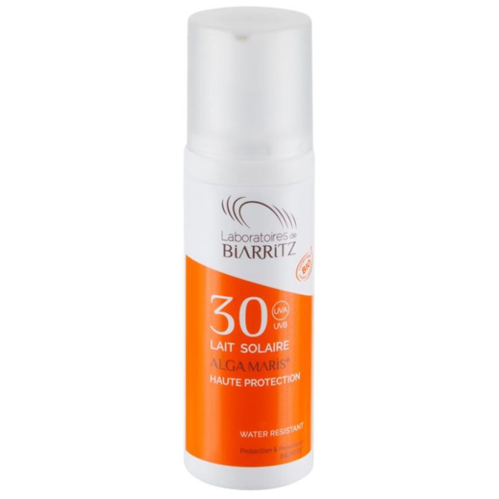 Laboratoires de biarritz alga maris SPF30 lait solaire water resistant 100ml (minus æske)