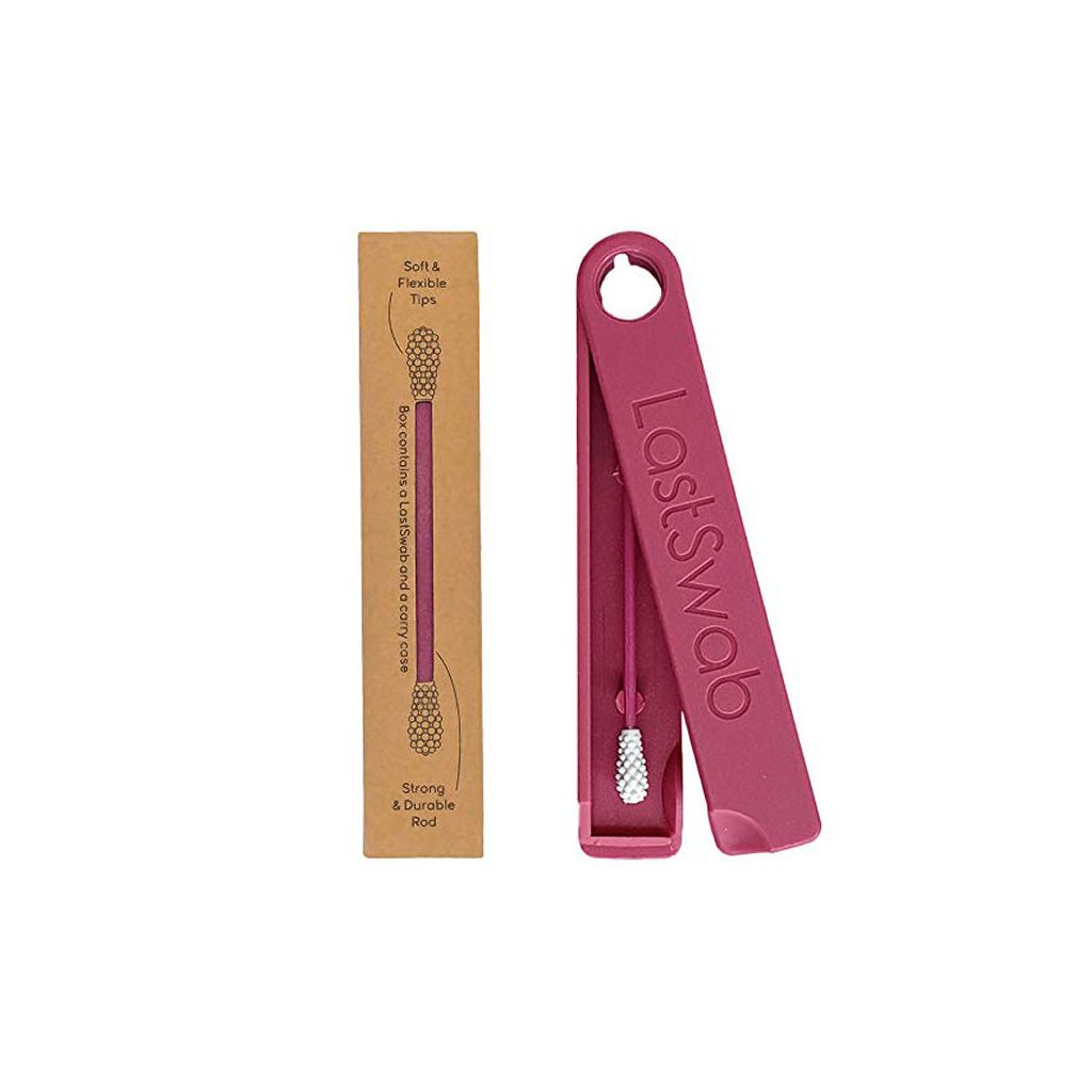 Lastswab reusable cotton swab strong & durable red