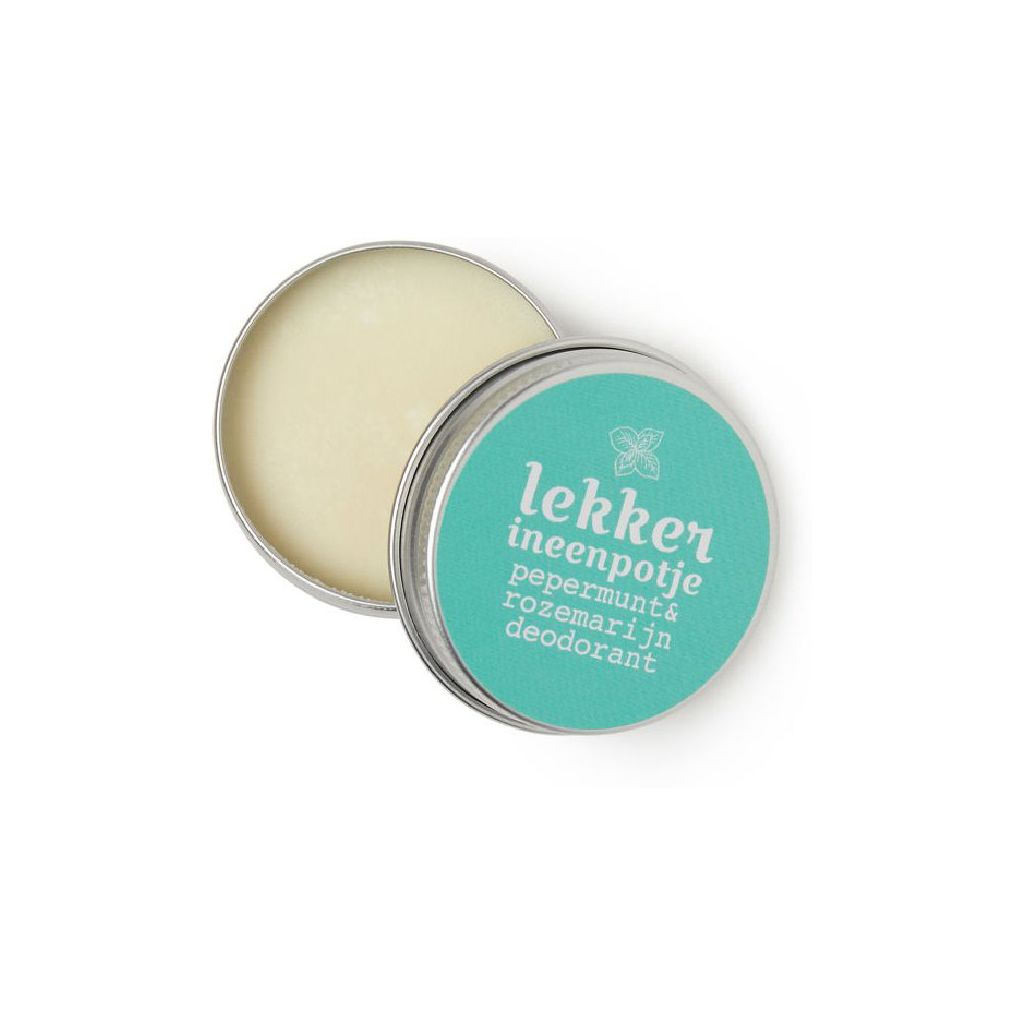 Lekker ineenpotje natuurlijke deodorant pepermunt & rozemarijn 30ml