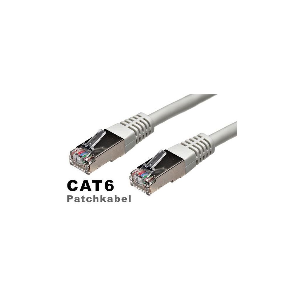Lemvigh muller patchkabel cat6 stp 15m hvid