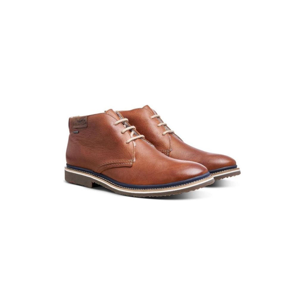 LLOYD herre sko valencia gore-tex cognac model 22-581-03 str. 45