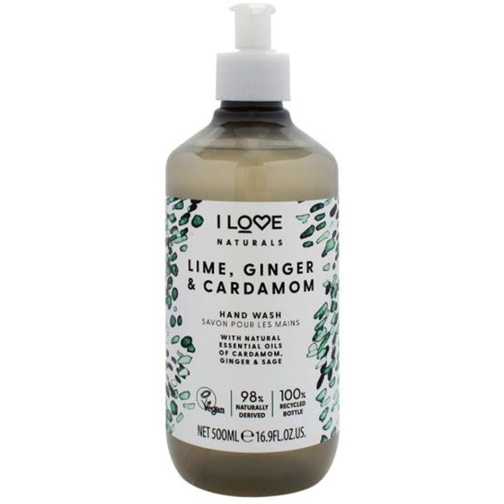 I love naturals hand wash lime ginger & cardamom 500ml