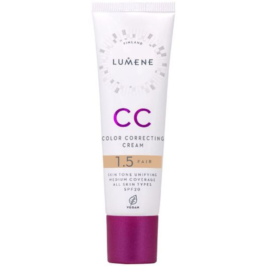 Lumene finland CC color correcting cream SPF20 1.5 fair 30ml