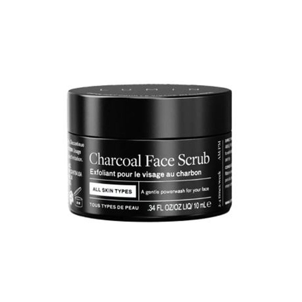 Lumin charcoal face scrub all skin types 10ml (dato)