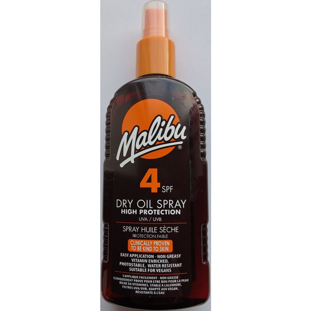 Malibu dry oil spray SPF4 high protection 200ml