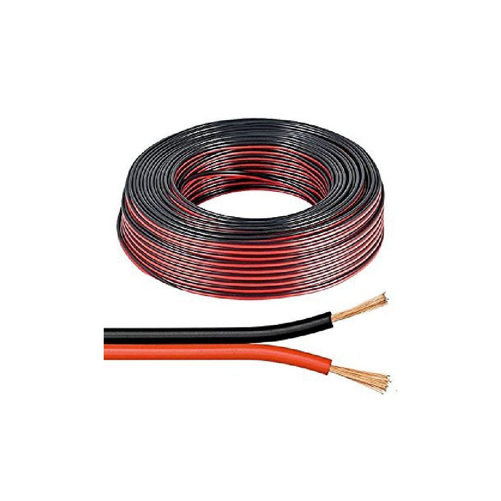 Manax speaker cable black/red 2x1,5mm 30m