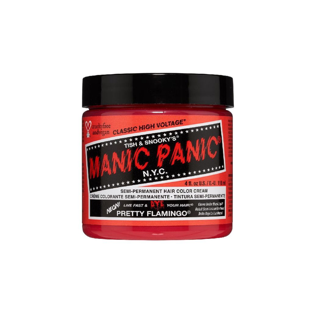 Manic panic semi-permanent hair color cream pretty flamingo 118ml