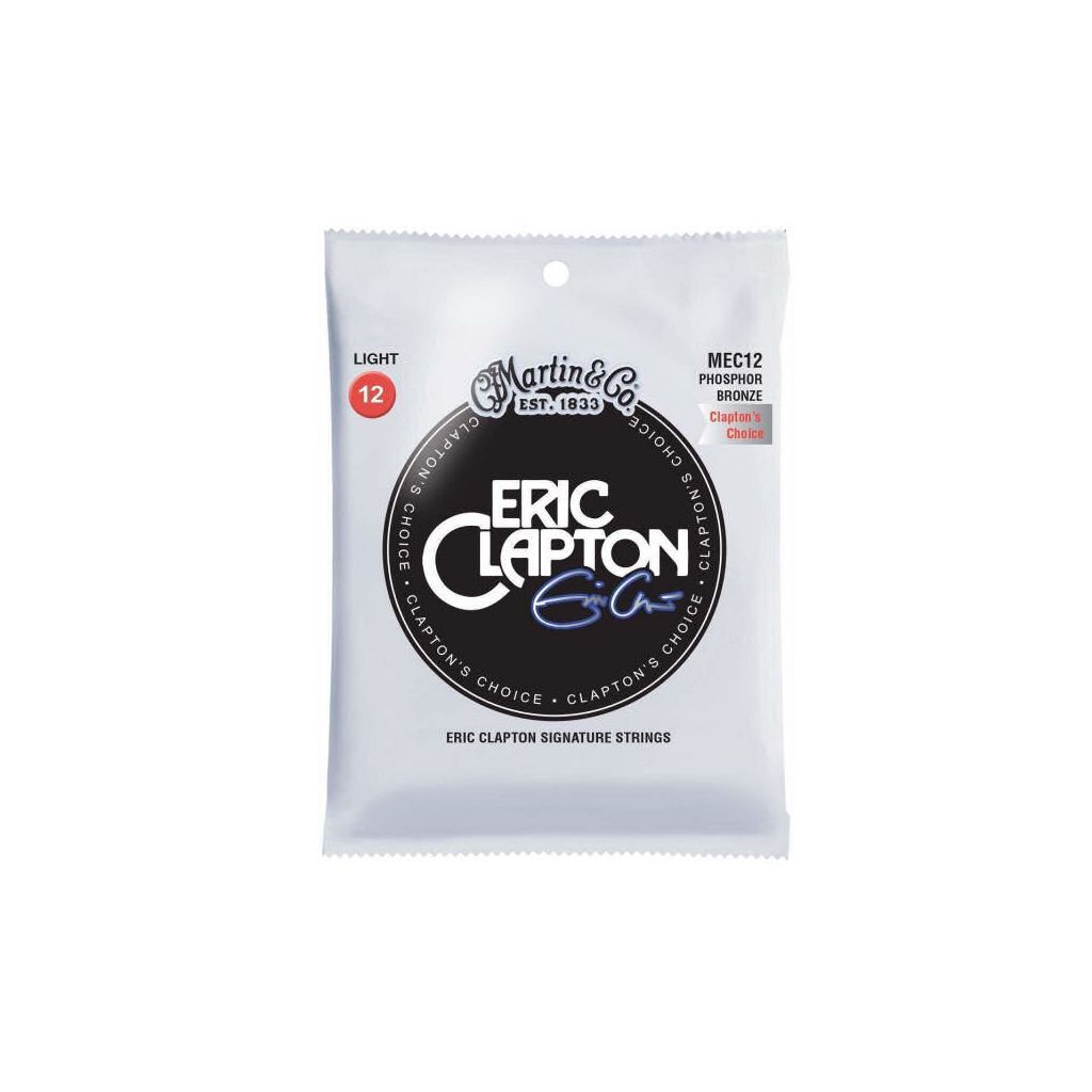 Martin & co eric clapton signature strings MEC12 phosphor bronze light 12