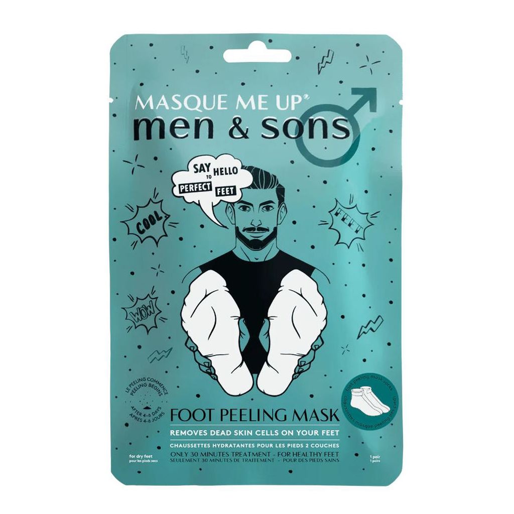 Masque me up men & sons foot peeling mask