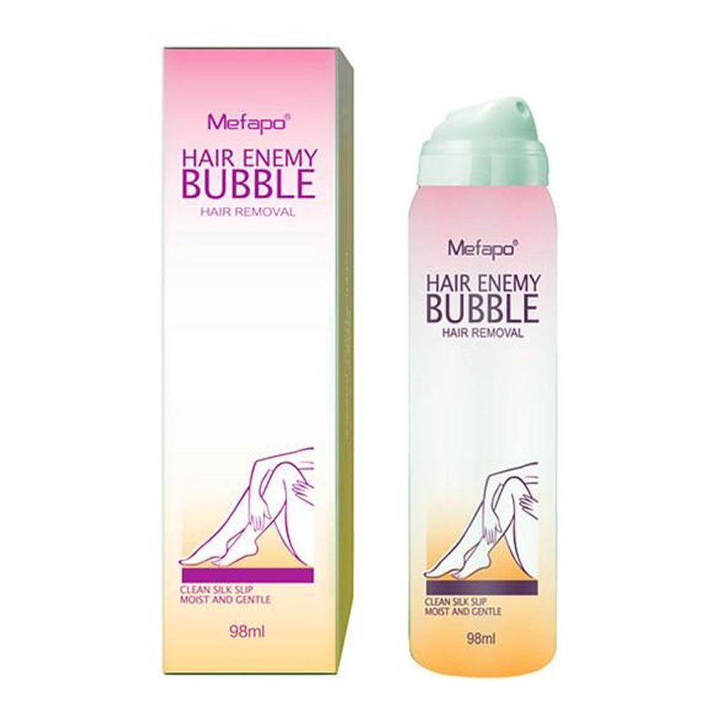 Mefapo hair enemy bubble hair removal clean silk slip moist and gentle 98ml