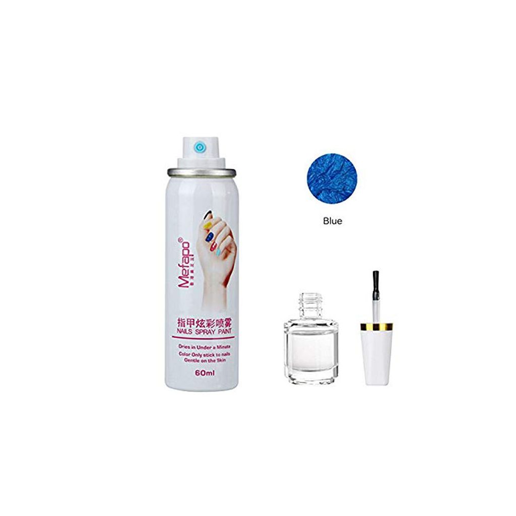 Mefapo nails spray paint blue 60ml