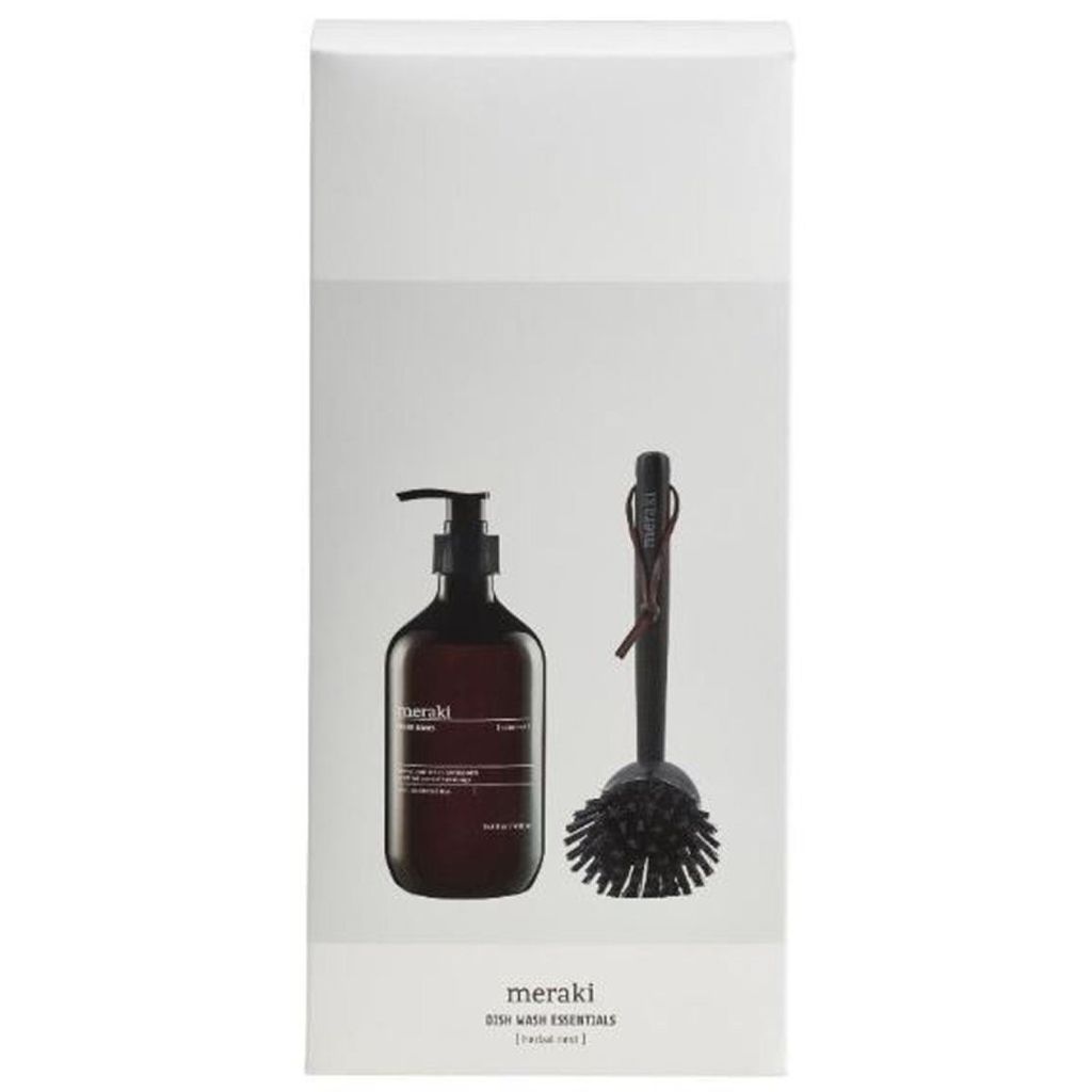 Meraki dish wash essentials herbal nest 450ml + opvaskebørste