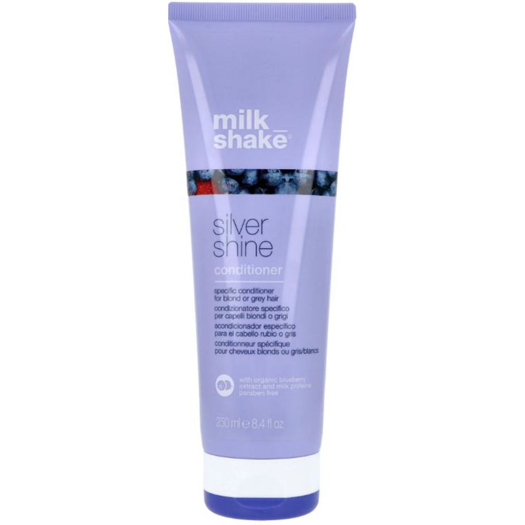 Milk_shake silver shine conditioner with organic blueberry extract and milk proteins 250ml