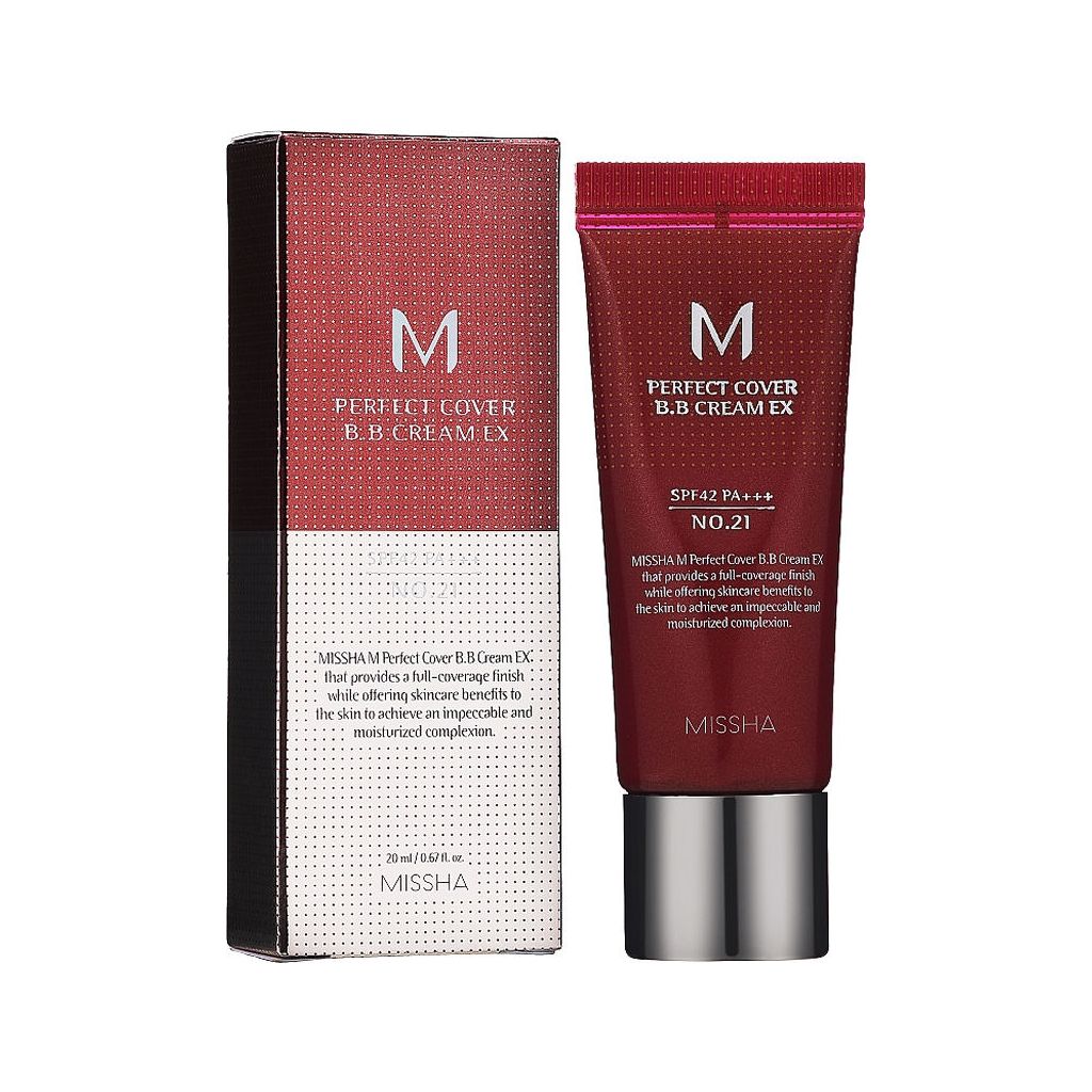 Missha perfect cover b.b. cream ex SPF42 PA+++ no. 21 20ml
