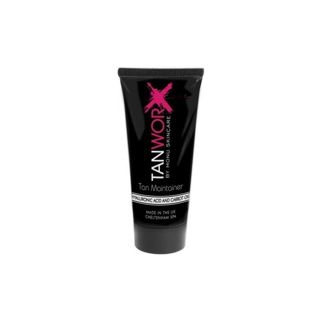 Monu tanworx tan maintainer hyaluronic acid and carrot oil 120ml