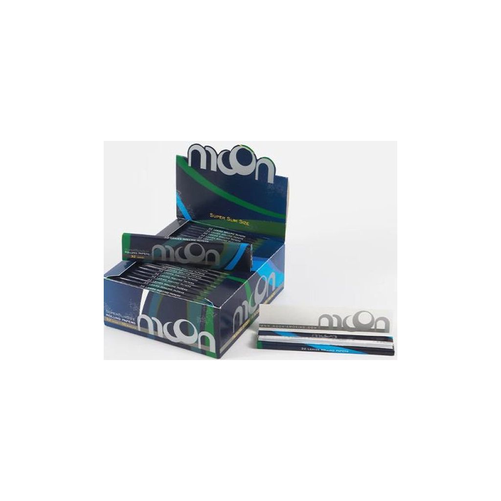 Moon rolling papers super slim size 32 leaves - 50 booklets