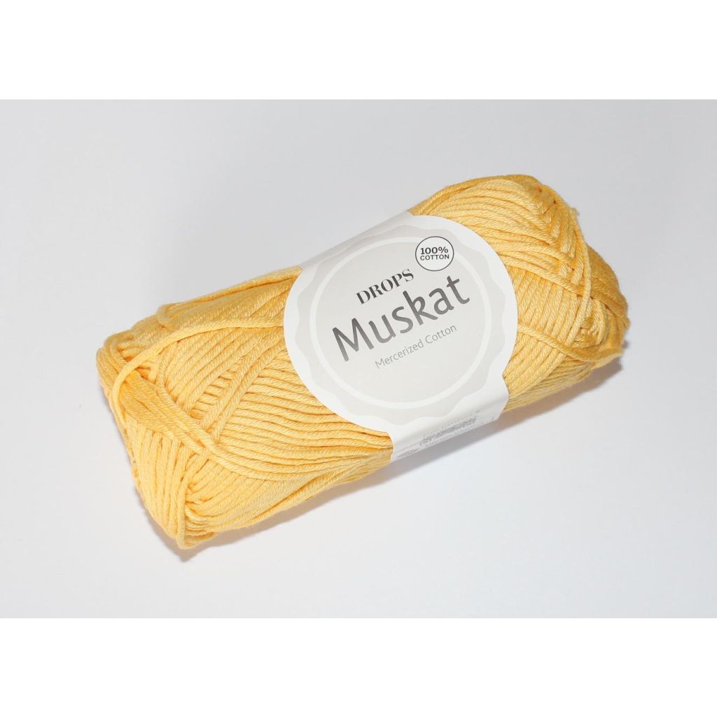 Drops Muskat - Vaniljegul color 30, 50 gram